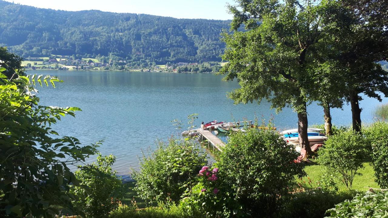 Maren Seeblick Appartement Haus Haensel&Gretel Direkt Am Ossiacher See Mit Hallenbad Stiegl Exteriér fotografie