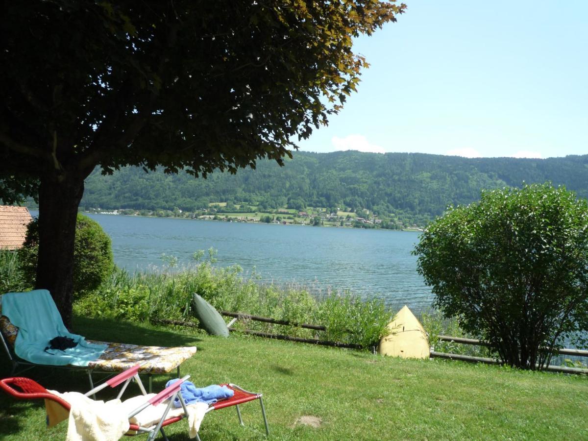 Maren Seeblick Appartement Haus Haensel&Gretel Direkt Am Ossiacher See Mit Hallenbad Stiegl Exteriér fotografie