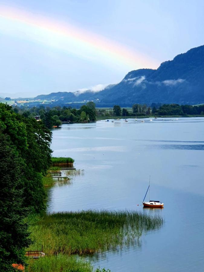 Maren Seeblick Appartement Haus Haensel&Gretel Direkt Am Ossiacher See Mit Hallenbad Stiegl Exteriér fotografie