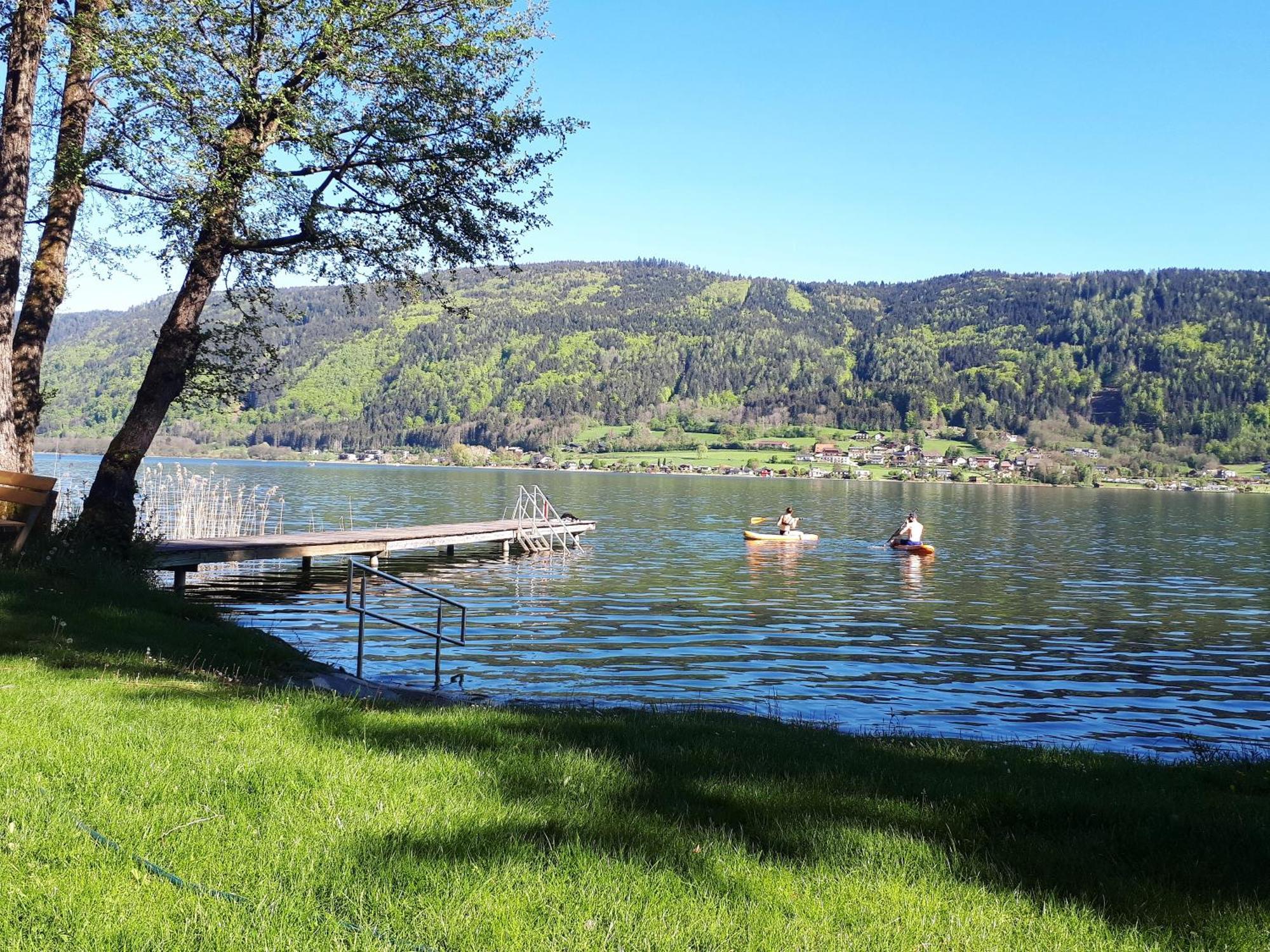 Maren Seeblick Appartement Haus Haensel&Gretel Direkt Am Ossiacher See Mit Hallenbad Stiegl Exteriér fotografie